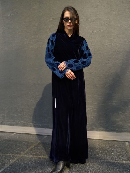 Luna in dark blue