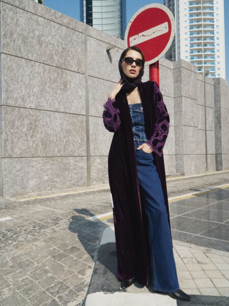 Luna in dark purple