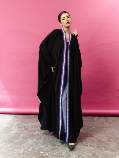 Artaal wrap - lavender in black